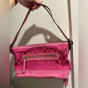 Coach pink 2000’s style bag